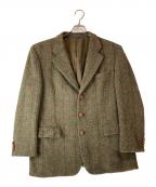 KENT×Harris Tweedケント×ハリスツイード）の古着「ヘリンボーンウール3Bジャケット」｜ベージュ