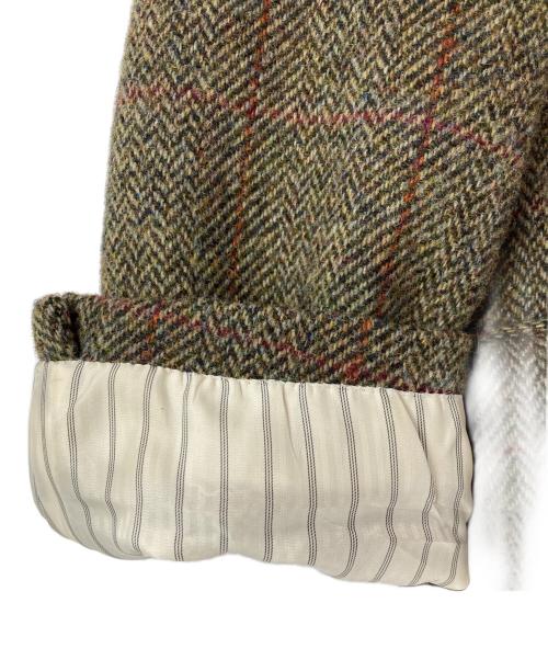 KENT（ケント）KENT (ケント) Harris Tweed (ハリスツイード) ヘリンボーンウール3Bジャケット ベージュ サイズ:AB6の古着・服飾アイテム