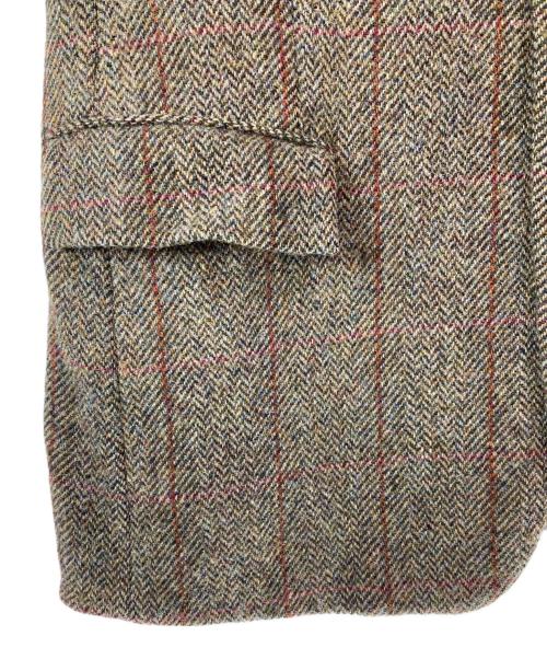 KENT（ケント）KENT (ケント) Harris Tweed (ハリスツイード) ヘリンボーンウール3Bジャケット ベージュ サイズ:AB6の古着・服飾アイテム