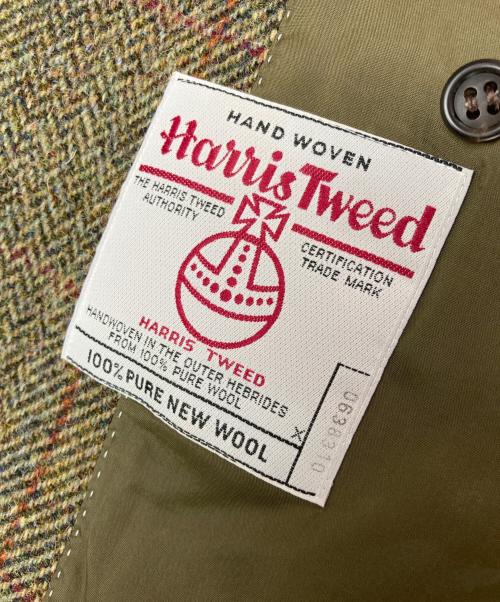 KENT（ケント）KENT (ケント) Harris Tweed (ハリスツイード) ヘリンボーンウール3Bジャケット ベージュ サイズ:AB6の古着・服飾アイテム