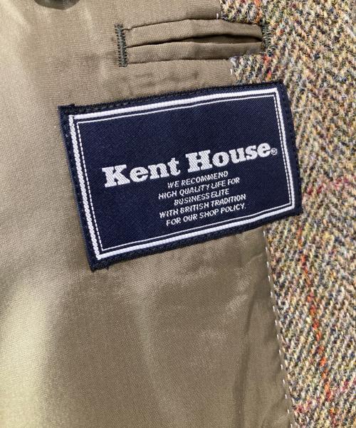 KENT（ケント）KENT (ケント) Harris Tweed (ハリスツイード) ヘリンボーンウール3Bジャケット ベージュ サイズ:AB6の古着・服飾アイテム