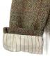 中古・古着 KENT (ケント) Harris Tweed (ハリスツイード) ヘリンボーンウール3Bジャケット ベージュ サイズ:AB6：8000円