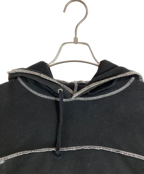 SUPREME（シュプリーム）Supreme (シュプリーム) 22ss Coverstitch Hooded Sweatshirt ブラック サイズ:Mの古着・服飾アイテム