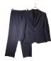 theory（セオリー）の古着「Wool PL Flannel Nostrand MB/Wide Pant」｜ネイビー