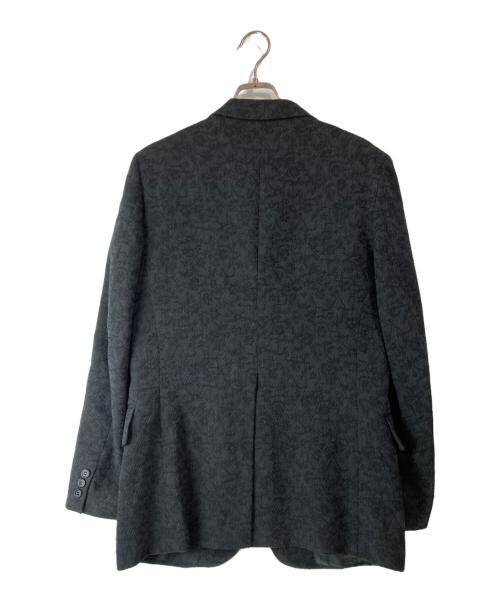 COMME des GARCONS HOMME PLUS（コムデギャルソンオムプリュス）COMME des GARCONS HOMME PLUS (コムデギャルソンオムプリュス) 02AW 4つの黒期 ジャガードテーラードジャケット ブラック サイズ:Sの古着・服飾アイテム