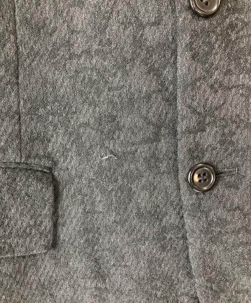 COMME des GARCONS HOMME PLUS（コムデギャルソンオムプリュス）COMME des GARCONS HOMME PLUS (コムデギャルソンオムプリュス) 02AW 4つの黒期 ジャガードテーラードジャケット ブラック サイズ:Sの古着・服飾アイテム