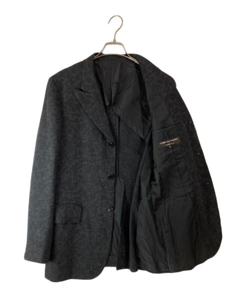 COMME des GARCONS HOMME PLUS（コムデギャルソンオムプリュス）COMME des GARCONS HOMME PLUS (コムデギャルソンオムプリュス) 02AW 4つの黒期 ジャガードテーラードジャケット ブラック サイズ:Sの古着・服飾アイテム