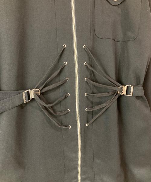 JUNIOR GAULTIER（ジュニアゴルチエ）JUNIOR GAULTIER (ジュニアゴルチエ) アーカイブボンテージジャケット ブラック サイズ:48の古着・服飾アイテム