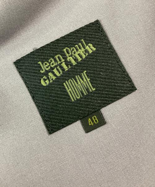 Jean Paul Gaultier homme（ジャンポールゴルチェオム）Jean Paul Gaultier homme (ジャンポールゴルチェオム) ピークドラペルダブルセットアップスーツ パープル サイズ:48の古着・服飾アイテム