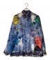 Jean Paul GAULTIER HOMME（ジャンポールゴルチェオム）の古着「アーカイブ総柄シャツ」｜ブルー