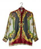 GIANNI VERSACEジャンニ・ヴェルサーチ）の古着「バロック柄シルクシャツ」｜マルチカラー