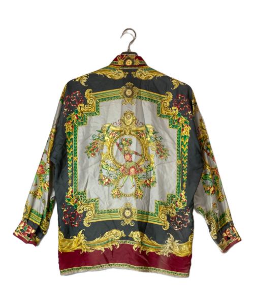 GIANNI VERSACE（ジャンニ・ヴェルサーチ）GIANNI VERSACE (ジャンニ・ヴェルサーチ) バロック柄シルクシャツ マルチカラー サイズ:48の古着・服飾アイテム