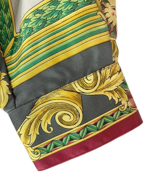 GIANNI VERSACE（ジャンニ・ヴェルサーチ）GIANNI VERSACE (ジャンニ・ヴェルサーチ) バロック柄シルクシャツ マルチカラー サイズ:48の古着・服飾アイテム