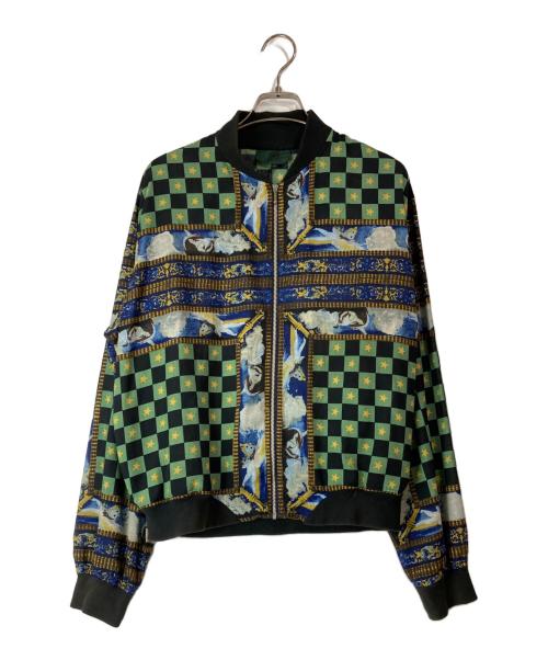 JUNIOR GAULTIER（ジュニアゴルチエ）JUNIOR GAULTIER (ジュニアゴルチエ) アーカイブ総柄ボンバージャケット マルチカラー サイズ:48の古着・服飾アイテム
