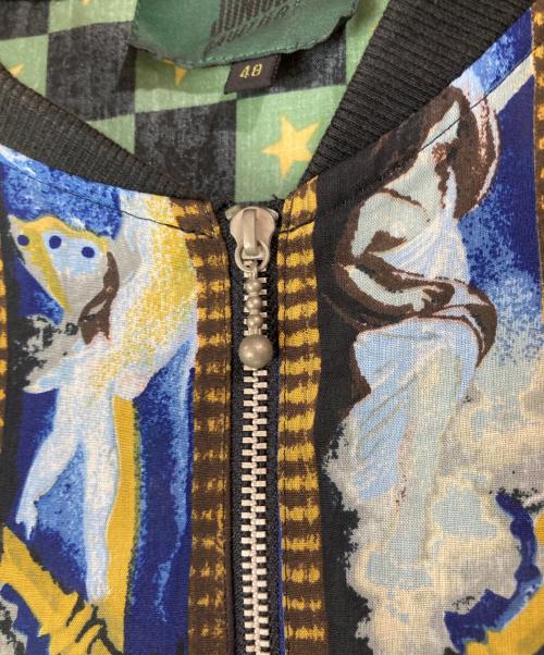 JUNIOR GAULTIER（ジュニアゴルチエ）JUNIOR GAULTIER (ジュニアゴルチエ) アーカイブ総柄ボンバージャケット マルチカラー サイズ:48の古着・服飾アイテム