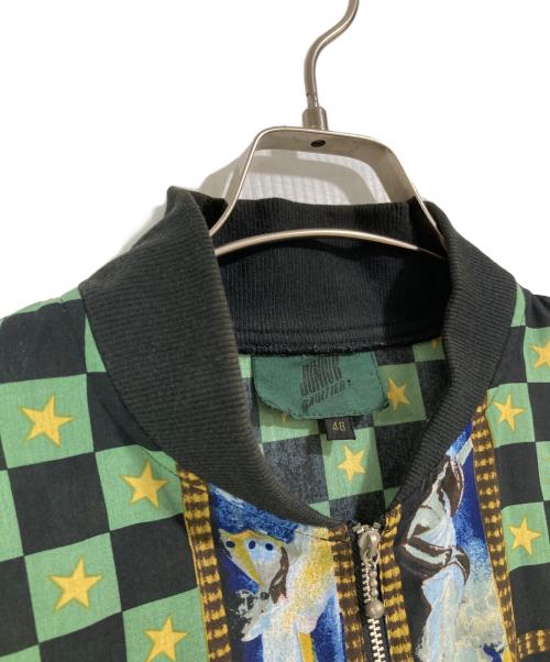 JUNIOR GAULTIER（ジュニアゴルチエ）JUNIOR GAULTIER (ジュニアゴルチエ) アーカイブ総柄ボンバージャケット マルチカラー サイズ:48の古着・服飾アイテム