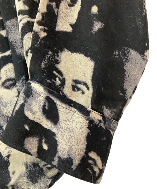 JUNIOR GAULTIER（ジュニアゴルチエ）JUNIOR GAULTIER (ジュニアゴルチエ) アーカイブ群衆柄シャツ ブラック サイズ:48の古着・服飾アイテム