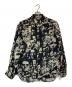 JUNIOR GAULTIER（ジュニアゴルチエ）の古着「アーカイブ群衆柄シャツ」｜ブラック