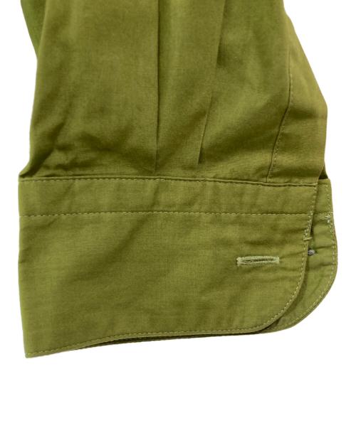 JUNIOR GAULTIER（ジュニアゴルチエ）JUNIOR GAULTIER (ジュニアゴルチエ) 刺繍デザインシャツ グリーン サイズ:48の古着・服飾アイテム