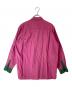 JUNIOR GAULTIER (ジュニアゴルチエ) バイカラーシャツ パープル×グリーン サイズ:48：8000円