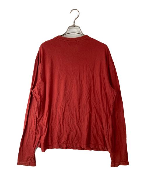JUNIOR GAULTIER（ジュニアゴルチエ）JUNIOR GAULTIER (ジュニアゴルチエ) プリントカットソー レッド サイズ:48の古着・服飾アイテム