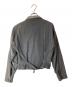 Jean Paul GAULTIER HOMME (ジャンポールゴルチェオム) レーヨン×ポリ切替クロップドジャケット グレー サイズ:SIZE 50：20000円