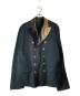 Jean Paul GAULTIER CLASSIQUE（ジャンポールゴルチエクラシック）の古着「ウールギャバ×ベロア リバーシブルダブルジャケット」｜ブラック