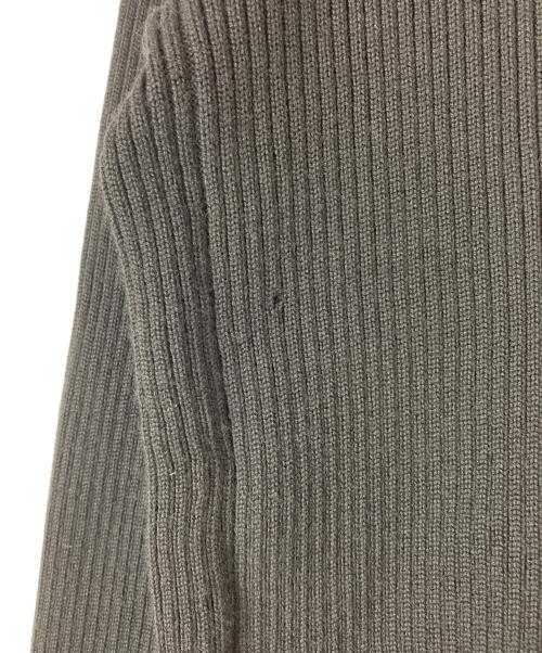Jean Paul Gaultier homme（ジャンポールゴルチェオム）Jean Paul GAULTIER HOMME (ジャンポールゴルチェオム) アーカイブハラコレザー切替ハーフジップニット ブラック サイズ:48の古着・服飾アイテム