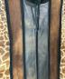 中古・古着 Jean Paul GAULTIER HOMME (ジャンポールゴルチェオム) アーカイブハラコレザー切替ハーフジップニット ブラック サイズ:48：30000円
