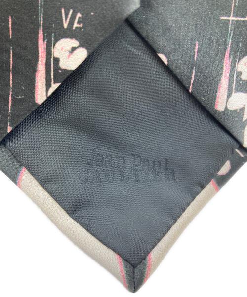 Jean Paul Gaultier homme（ジャンポールゴルチェオム）Jean Paul GAULTIER HOMME (ジャンポールゴルチェオム) フェイスプリントネクタイ ブラック サイズ:実寸参照の古着・服飾アイテム
