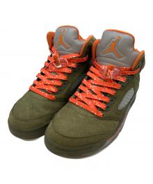 NIKE（ナイキ）の古着「Air JORDAN 5 RETRO/エアジョーダン5レトロ」｜グリーン×オレンジ