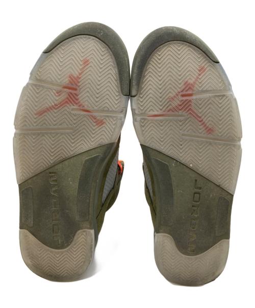 NIKE（ナイキ）NIKE (ナイキ) Air JORDAN 5 RETRO/エアジョーダン5レトロ グリーン×オレンジ サイズ:28の古着・服飾アイテム