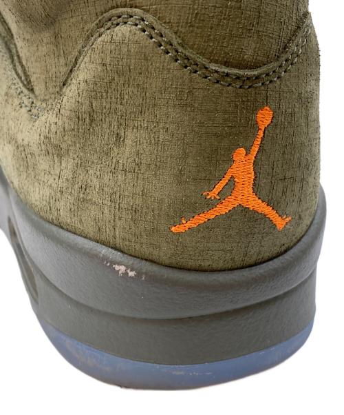 NIKE（ナイキ）NIKE (ナイキ) Air JORDAN 5 RETRO/エアジョーダン5レトロ グリーン×オレンジ サイズ:28の古着・服飾アイテム