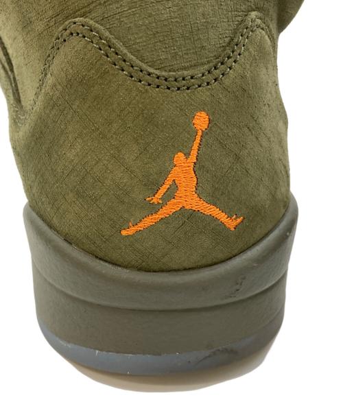 NIKE（ナイキ）NIKE (ナイキ) Air JORDAN 5 RETRO/エアジョーダン5レトロ グリーン×オレンジ サイズ:28の古着・服飾アイテム