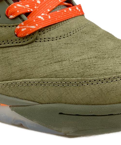 NIKE（ナイキ）NIKE (ナイキ) Air JORDAN 5 RETRO/エアジョーダン5レトロ グリーン×オレンジ サイズ:28の古着・服飾アイテム