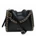 MICHAEL KORS（マイケルコース）の古着「Mina Small Chain Convertible Crossbody Bag」｜ブラック