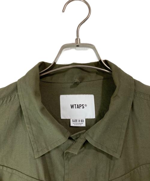 WTAPS（ダブルタップス）WTAPS (ダブルタップス) MODULAR/LS/ COTTON. RIPSTOP グリーン サイズ:SIZEX03の古着・服飾アイテム