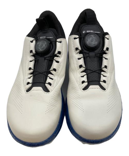 ECCO GOLF（エコー）ECCO GOLF (エコー) GOLF BIOM C5 ホワイト×ブルー サイズ:26の古着・服飾アイテム