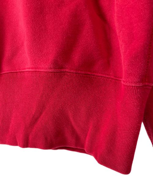 EVISU（エヴィス）EVISU (エヴィス) カモメ刺繍ジップパーカー レッド サイズ:36の古着・服飾アイテム