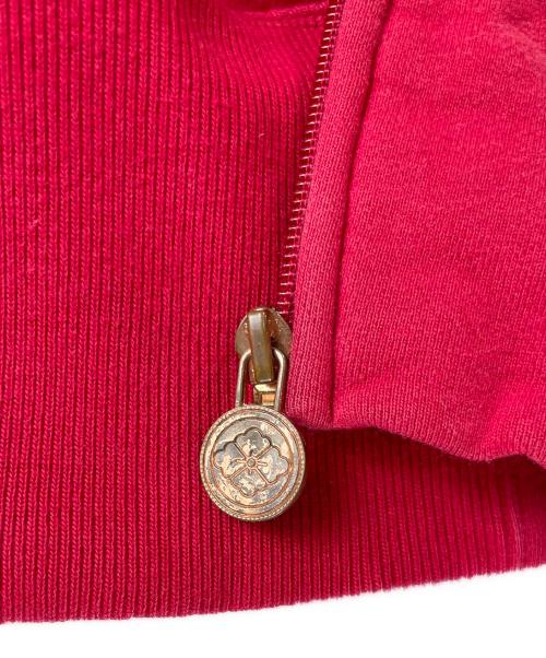 EVISU（エヴィス）EVISU (エヴィス) カモメ刺繍ジップパーカー レッド サイズ:36の古着・服飾アイテム