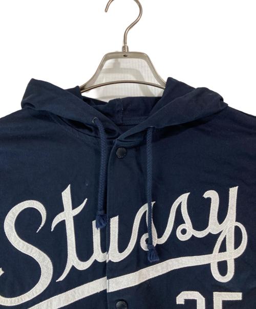 stussy（ステューシー）stussy (ステューシー) 35周年 ベースボールシャツジャケット ネイビー サイズ:Mの古着・服飾アイテム