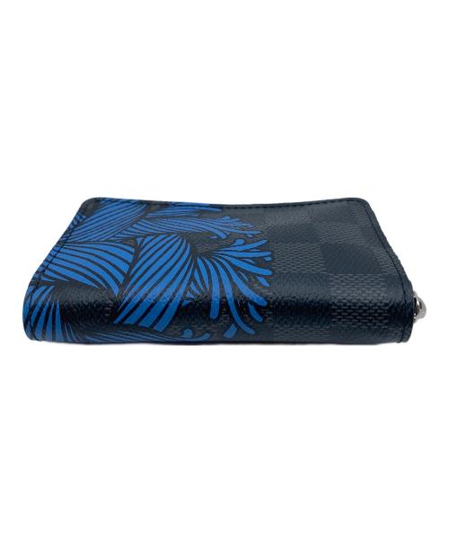 LOUIS VUITTON（ルイ ヴィトン）LOUIS VUITTON (ルイ ヴィトン) Christopher Nemeth (クリストファーネメス) ローププリントジッピーコインケース ブラックの古着・服飾アイテム