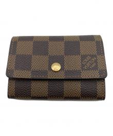 LOUIS VUITTON（ルイ ヴィトン）の古着「コインケース/ポルトモネ プラ」｜ブラウン