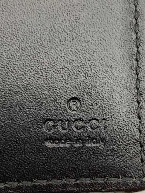 GUCCI（グッチ）GUCCI (グッチ) グッチシマ レザー長財布 ブラックの古着・服飾アイテム