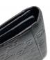 中古・古着 GUCCI (グッチ) グッチシマ レザー長財布 ブラック：8000円