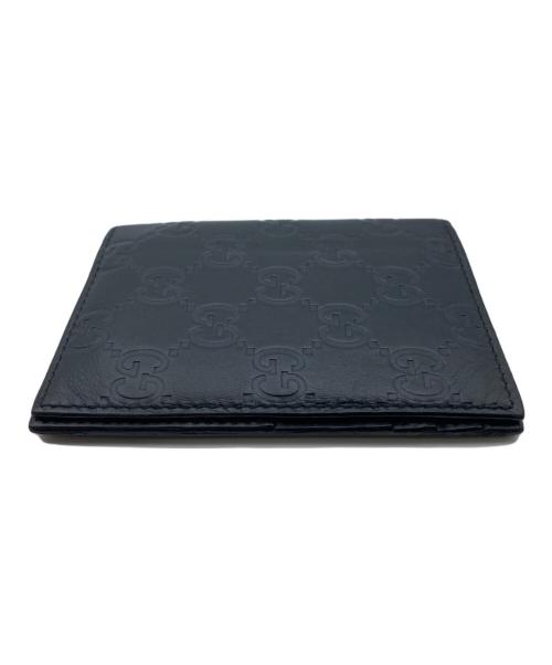 GUCCI（グッチ）GUCCI (グッチ) グッチシマ/カードケース ブラックの古着・服飾アイテム