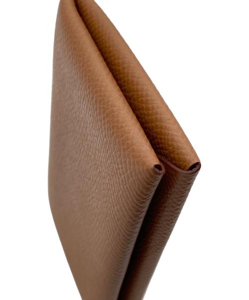 HERMES（エルメス）HERMES (エルメス) カードケース 《カルヴィ》 キャラメルの古着・服飾アイテム
