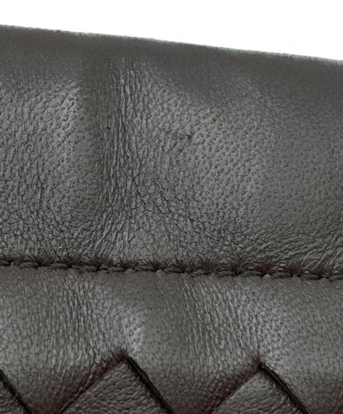 BOTTEGA VENETA（ボッテガベネタ）BOTTEGA VENETA (ボッテガベネタ) イントレチャートコインケース ブラウンの古着・服飾アイテム