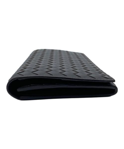 BOTTEGA VENETA（ボッテガベネタ）BOTTEGA VENETA (ボッテガベネタ) イントレチャート長財布 ブラウンの古着・服飾アイテム