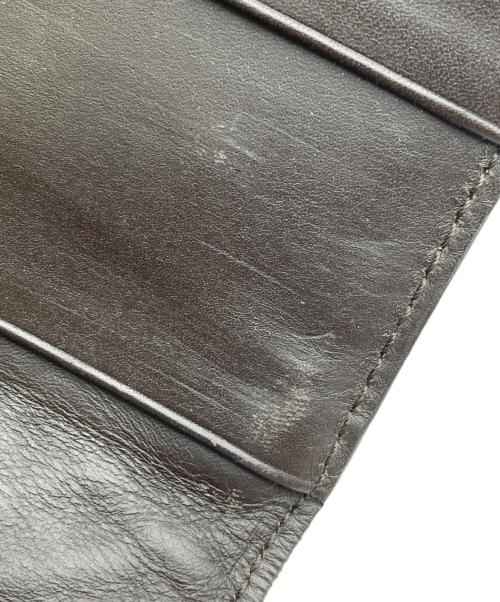 BOTTEGA VENETA（ボッテガベネタ）BOTTEGA VENETA (ボッテガベネタ) イントレチャート長財布 ブラウンの古着・服飾アイテム